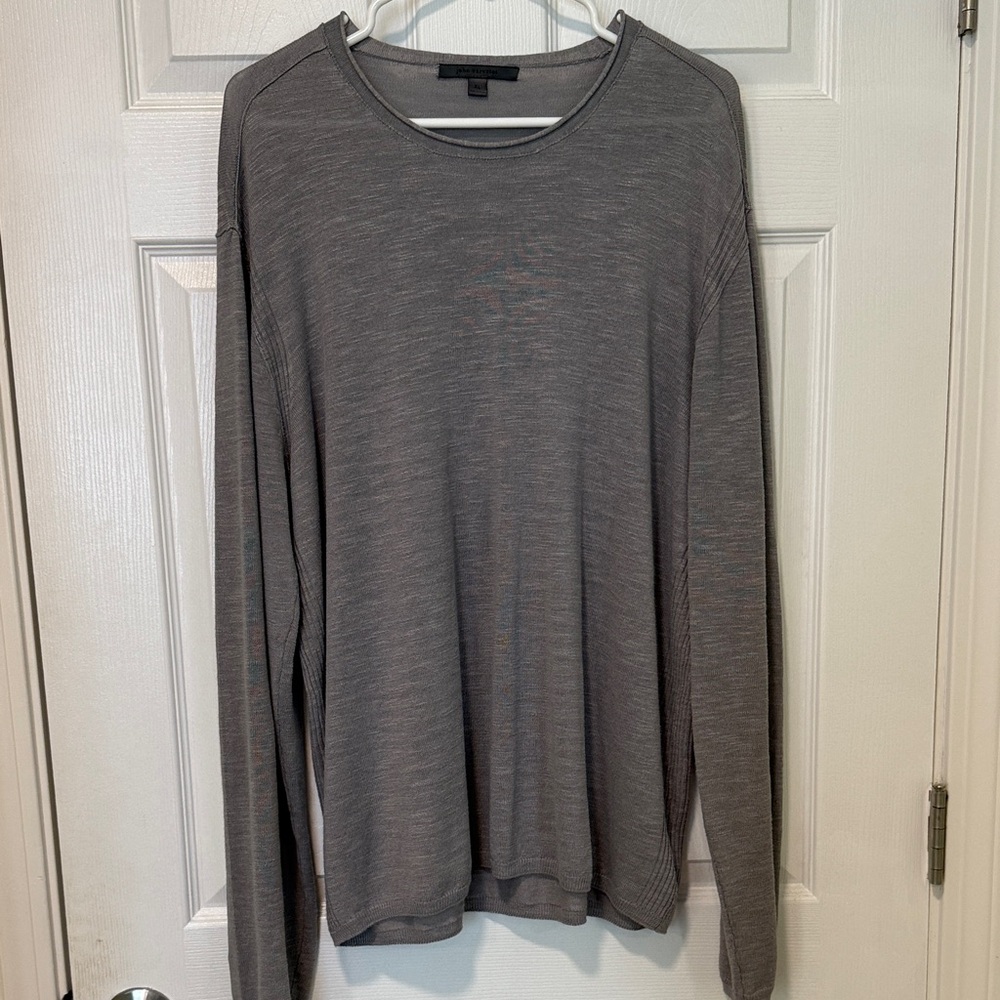 Men's Gray John Varvatos Sweater